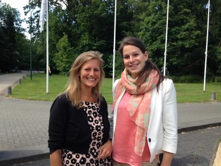 Studiecoaches Danièle Wilhelmus en Lidy Coolen